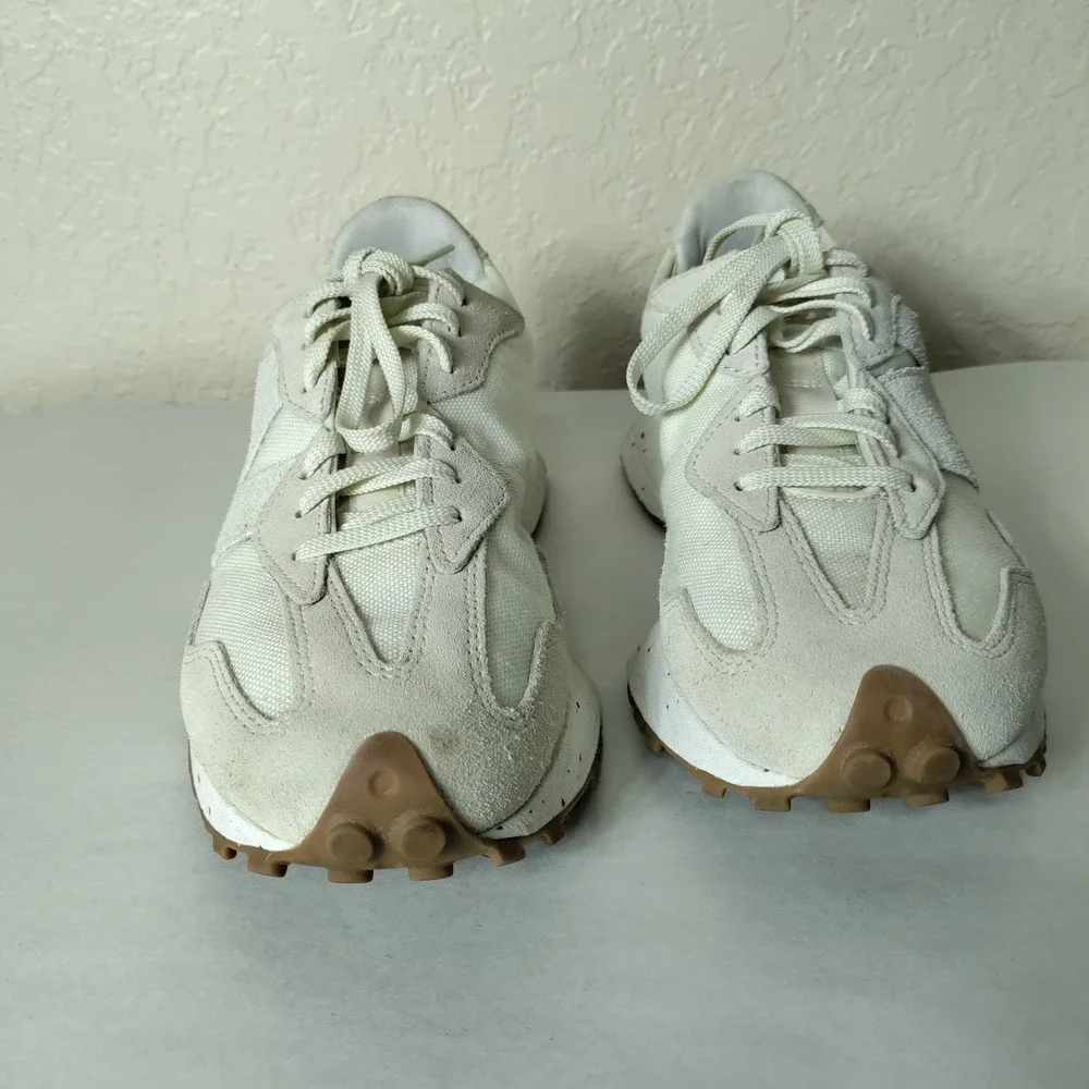 New Balance 327 Angora Sea Salt Suede Sneakers WS327SO Womens 9 Mens 7.5